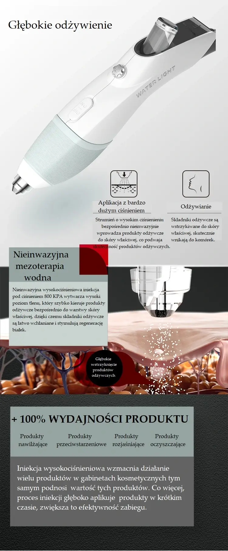 Opis działania głowicy wodnej