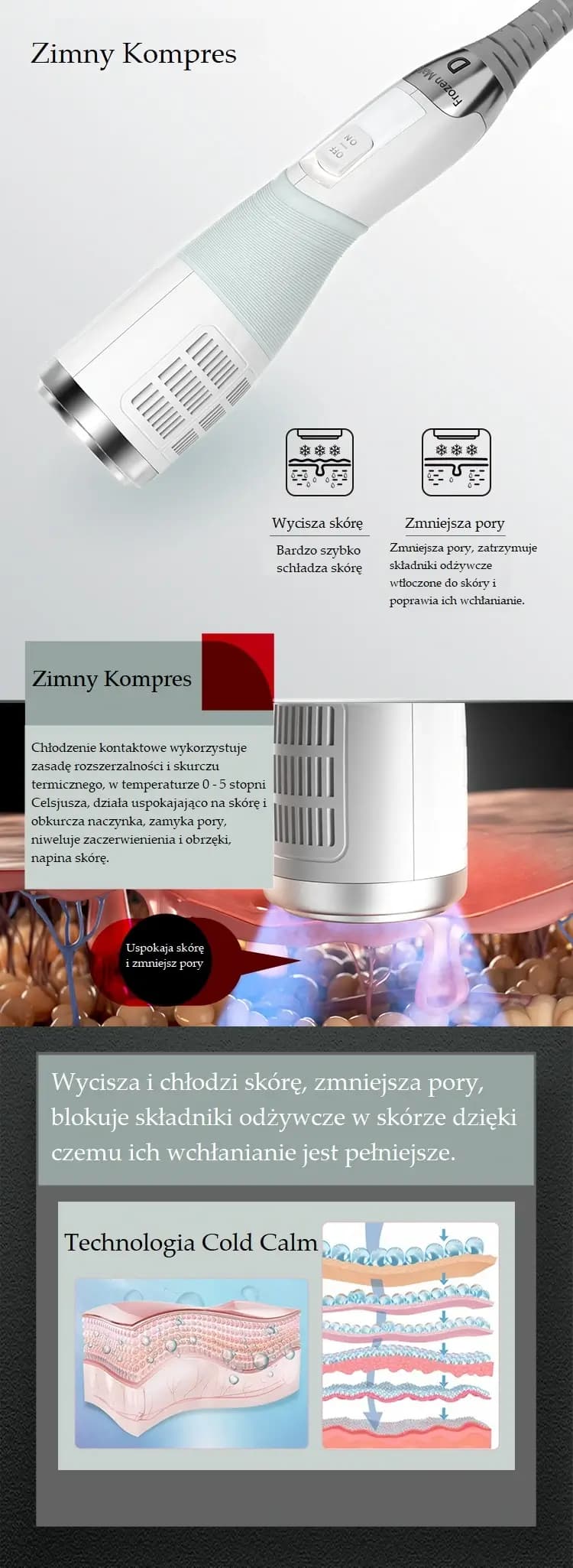 Opis działania głowicy chłodzącej